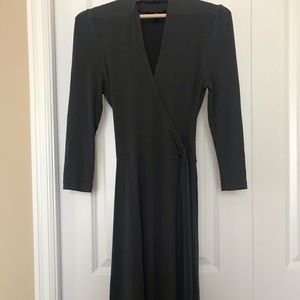 Banana Republic Wrap Dress - Gray